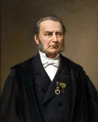 Joannes Henricus Scholten (1811-1885), Professor der Universität Leiden. Gemälde von Johan Heinrich Neuman (1819-1898)